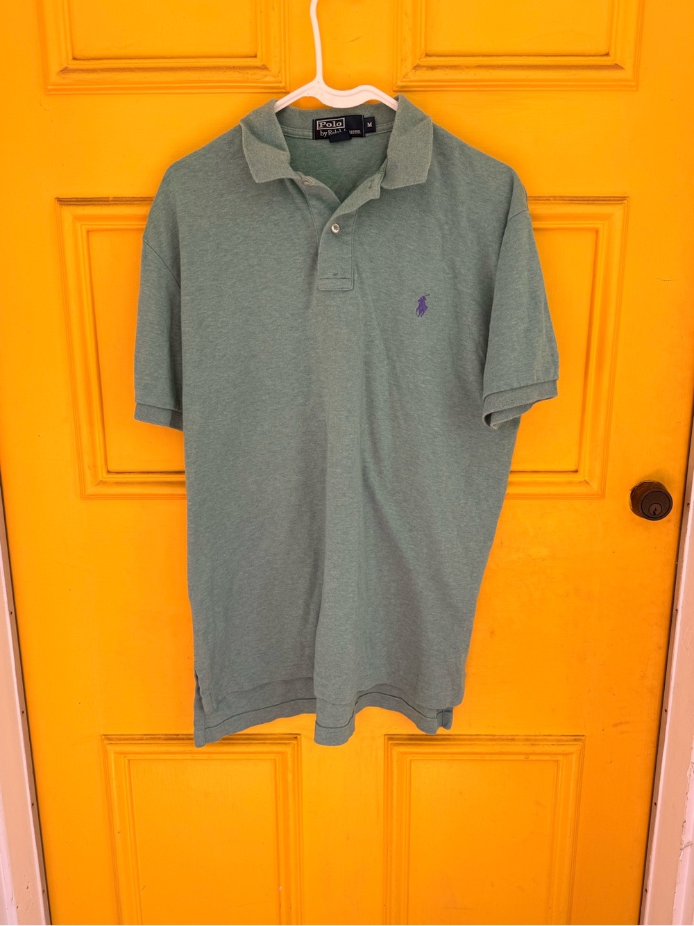 Polo by Ralph Lauren Heathered Sage Green Short-Sleeve Polo